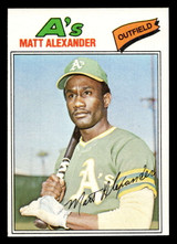 1977 Topps #644 Matt Alexander Near Mint  ID: 518469