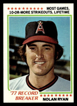 1978 Topps #6 Nolan Ryan RB Near Mint  ID: 518555