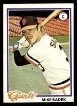 1978 Topps #8 Mike Sadek Near Mint  ID: 518563