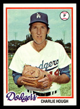 1978 Topps #22 Charlie Hough Near Mint+  ID: 518617