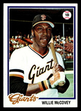 1978 Topps #34 Willie McCovey Near Mint  ID: 518665