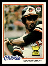 1978 Topps #36 Eddie Murray Excellent+ RC Rookie  ID: 518671