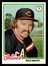 1978 Topps #37 Rick Waits Ex-Mint  ID: 518673