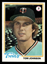 1978 Topps #54 Tom Johnson Very Good  ID: 518741