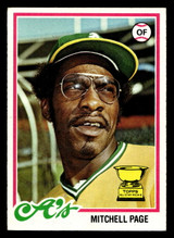 1978 Topps #55 Mitchell Page Near Mint RC Rookie  ID: 518744