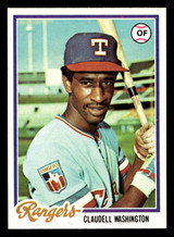 1978 Topps #67 Claudell Washington Near Mint+ 