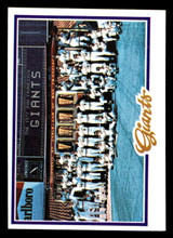 1978 Topps #82 Giants Team Near Mint  ID: 518917