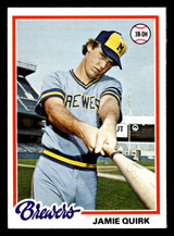1978 Topps #95 Jamie Quirk Near Mint  ID: 518969