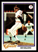 1978 Topps #107 Ed Halicki Near Mint  ID: 519016