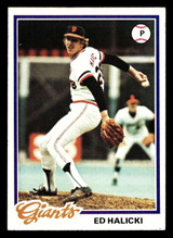 1978 Topps #107 Ed Halicki Near Mint  ID: 519018