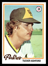 1978 Topps #116 Tucker Ashford Very Good RC Rookie 