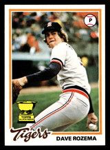 1978 Topps #124 Dave Rozema Near Mint+ RC Rookie  ID: 519085