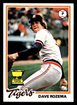 1978 Topps #124 Dave Rozema Near Mint+ RC Rookie  ID: 519087
