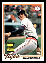 1978 Topps #124 Dave Rozema Near Mint+ RC Rookie  ID: 519088