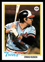 1978 Topps #137 Craig Kusick Near Mint  ID: 519138