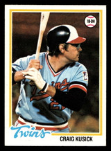 1978 Topps #137 Craig Kusick Near Mint  ID: 519140
