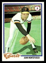 1978 Topps #142 John Montefusco Near Mint+  ID: 519158