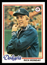 1978 Topps #145 Rick Monday Near Mint  ID: 519172
