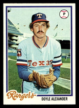 1978 Topps #146 Doyle Alexander Near Mint+  ID: 519174