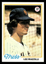 1978 Topps #147 Lee Mazzilli Near Mint  ID: 519178