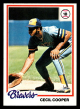 1978 Topps #154 Cecil Cooper DP Near Mint  ID: 519205