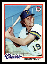 1978 Topps #173 Robin Yount UER Near Mint+  ID: 519281
