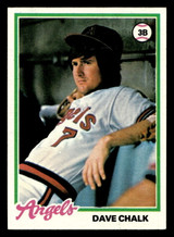 1978 Topps #178 Dave Chalk Ex-Mint  ID: 519300