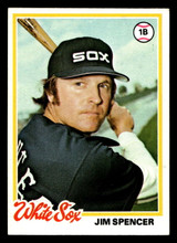 1978 Topps #182 Jim Spencer Very Good 