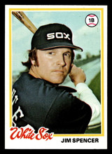 1978 Topps #182 Jim Spencer Near Mint  ID: 519315