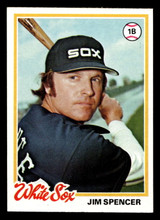 1978 Topps #182 Jim Spencer Near Mint  ID: 519317