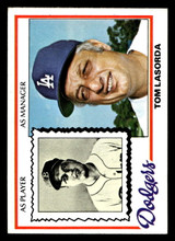 1978 Topps #189 Tommy Lasorda/ DP Ex-Mint  ID: 519343