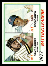 1978 Topps #201 Dave Parker/Rod Carew Batting Leaders Near Mint+  ID: 519392