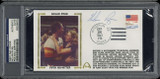 Nolan Ryan First Day Cover FDC Signed Auto PSA/DNA Slab Astros Fifth No-Hitter 