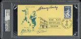 Johnny Pesky Bobby Doerr First Day Cover FDC Signed Auto PSA/DNA Slab Red Sox