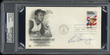 Rex Barney First Day Cover FDC Signed Auto PSA/DNA Slab Brooklyn Clemente Stamp