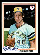 1978 Topps #212 Mike Caldwell Near Mint  ID: 519506