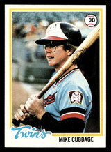 1978 Topps #219 Mike Cubbage Near Mint  ID: 519536