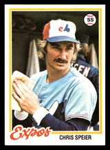 1978 Topps #221 Chris Speier Near Mint  ID: 519543