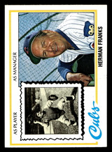 1978 Topps #234 Herman Franks MG Near Mint  ID: 519598