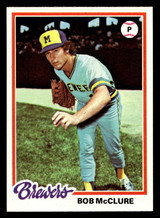 1978 Topps #243 Bob McClure Near Mint+  ID: 519631