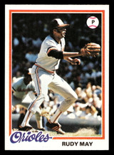 1978 Topps #262 Rudy May Near Mint+  ID: 519709