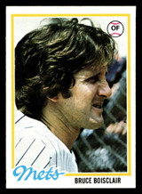 1978 Topps #277 Bruce Boisclair Near Mint  ID: 519772