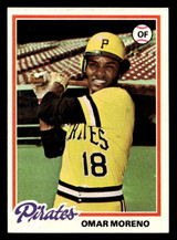 1978 Topps #283 Omar Moreno Near Mint  ID: 519794