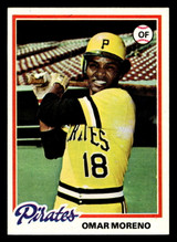 1978 Topps #283 Omar Moreno Near Mint  ID: 519795