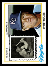 1978 Topps #299 Whitey Herzog MG Near Mint  ID: 519861
