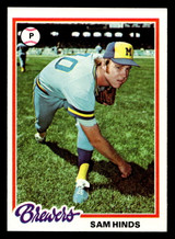 1978 Topps #303 Sam Hinds Ex-Mint RC Rookie  ID: 519875