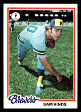 1978 Topps #303 Sam Hinds Near Mint RC Rookie  ID: 519876