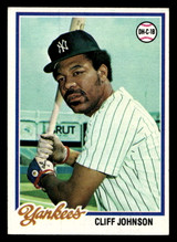 1978 Topps #309 Cliff Johnson Ex-Mint 