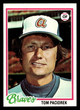 1978 Topps #322 Tom Paciorek Near Mint  ID: 519953