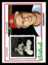 1978 Topps #324 Vern Rapp/ Near Mint RC Rookie  ID: 519959